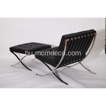 Barcelona Leather Lounge Chair mása